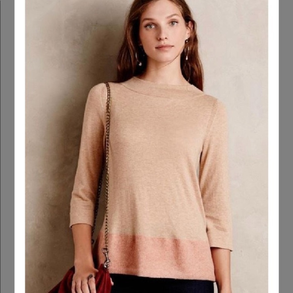 Angel of the North two-toned sweater